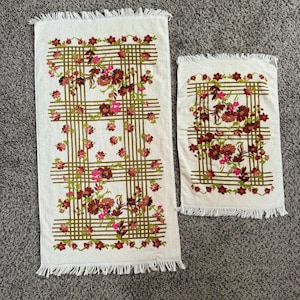Vintage Leshner Towel & Hand Towel Set