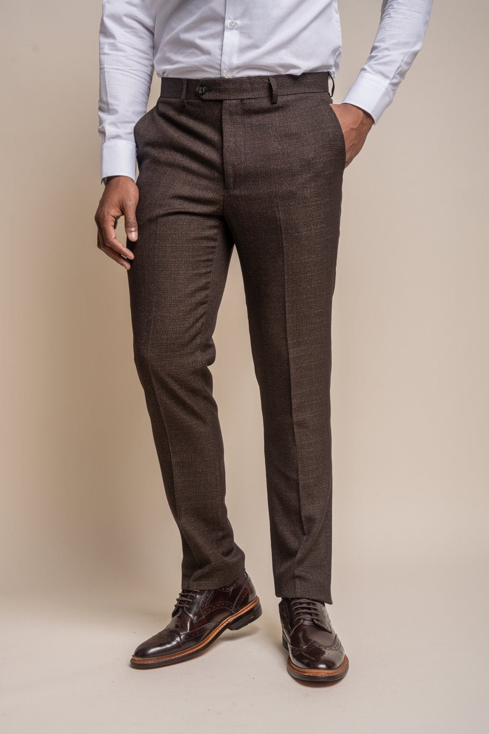 Mens Caridi Brown Lightweight Check Suit Bespoke Premium - Etsy