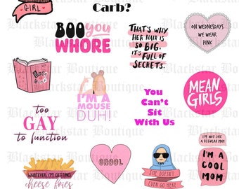 Bachelorette Stickers All in Pink