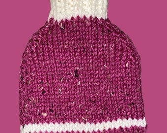 Chunky Knit Hot Water Bottle Covers