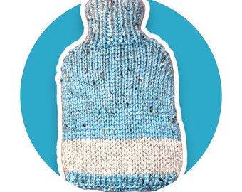 Chunky Knit Hot Water Bottle Cover