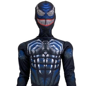 Costumi Horror Venom Costume per bambini Costume di Halloween per bambini  disfraz Scary Venom Muscle Suit Child Venom Suit