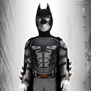 Superhero Kids costume with cloak, Bat Cosplay Kids Costume, Dark Superhero Cosplay Costume, Super Cosplay Costume Luxury