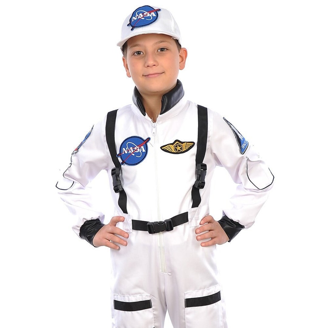 Embroidered Astronaut Costume With Hat, Space Suit for Kids - Etsy UK
