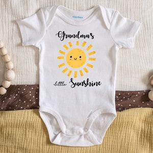Grandma's Little Sunshine Onesie® - schattige custom onesie® - schattige onesie® - schattige onesie® cadeau van oma