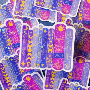 Sticker "Magic Books" – Une étagère magique pleine de livres à emporter partout !