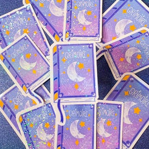 Sticker Grimoire Magique