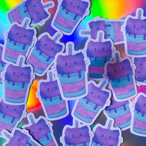 Sticker "Gelacato" - Quand les chats rencontrent la glace !