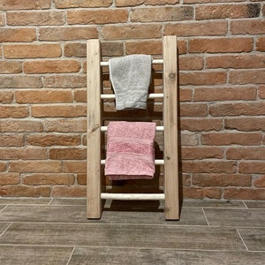 Scaletta in legno porta libri multiuso porta asciugamani da bagno - XLAB  Design