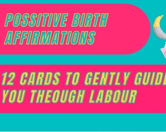 Positive Birth Affirmation Cards