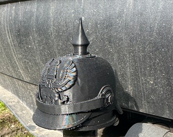 “Pickelhood” cover for the ball head of the trailer hitch