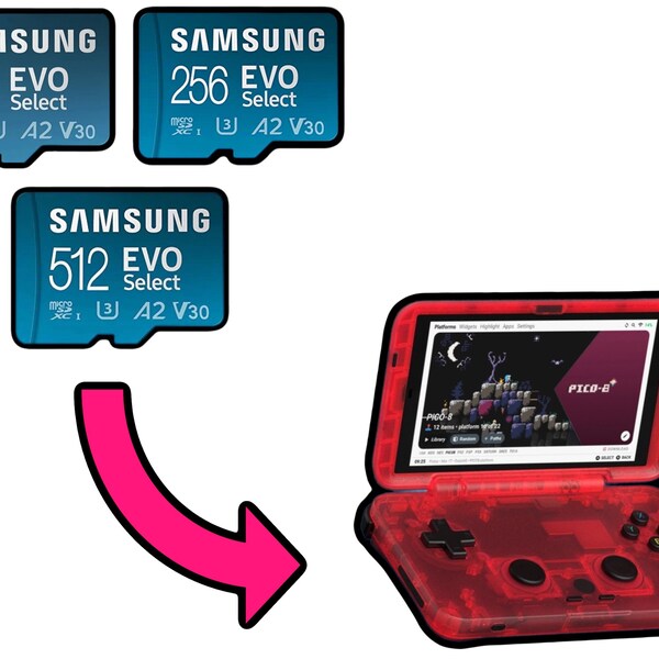 Pre-Configured - SD Card (For: Retroid Pocket Flip)