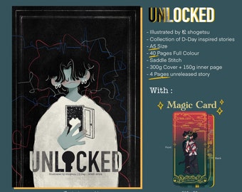 UNLOCKED - A5 D-day Fanzine with Magic Card | Art Book | Fanart | Comics | merch