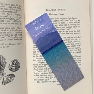Scottish Hebrides Bookmark - &#39;We in Dreams Behold the Hebrides&#39; - Luskentyre Beach - Isle of Harris - Scottish Islands Photographic Bookmark