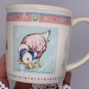 Vintage Jemima Puddleduck & Chicks Mug: Beatrix Potter Springtime Collectible, Wedgwood 2003