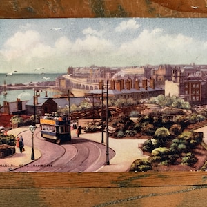Madeira Road Ramsgate Antique Postkarte. Unbenutzte Raphael Tuck Oilette Ramsgate Postkarte 1482. Antike Kent Postkarte c 1904