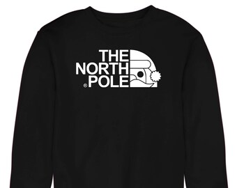 The North Pole Christmas Jumper Sweater Adults & Kids Sizes, Funny Christmas Sweatshirts, Xmas Jumpers, Ugly Jumpers