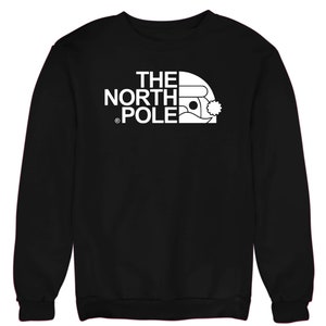 The North Pole Christmas Jumper Sweater Adults & Kids Sizes, Funny Christmas Sweatshirts, Xmas Jumpers, Ugly Jumpers