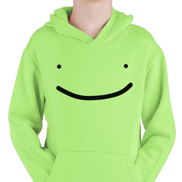 Dream Face Hoodie Hooded sweatshirt YouTube Gamer Kids & Adults Green Jumper Shirt