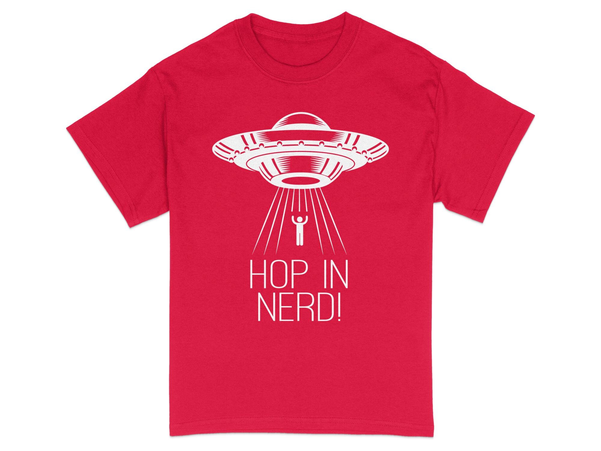 Unisex Alien UFO T-shirt: 