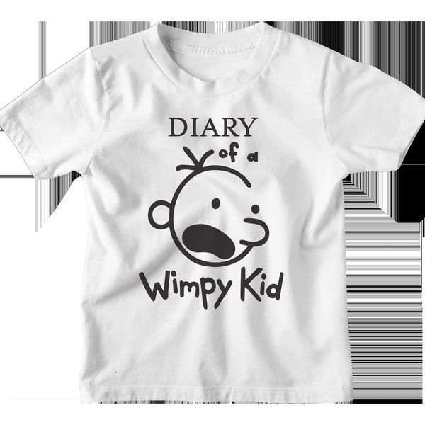 Wimpy Kid Inspired Shirt World Book Day T-Shirt Adults & Kids Shirt 100% Cotton Costume