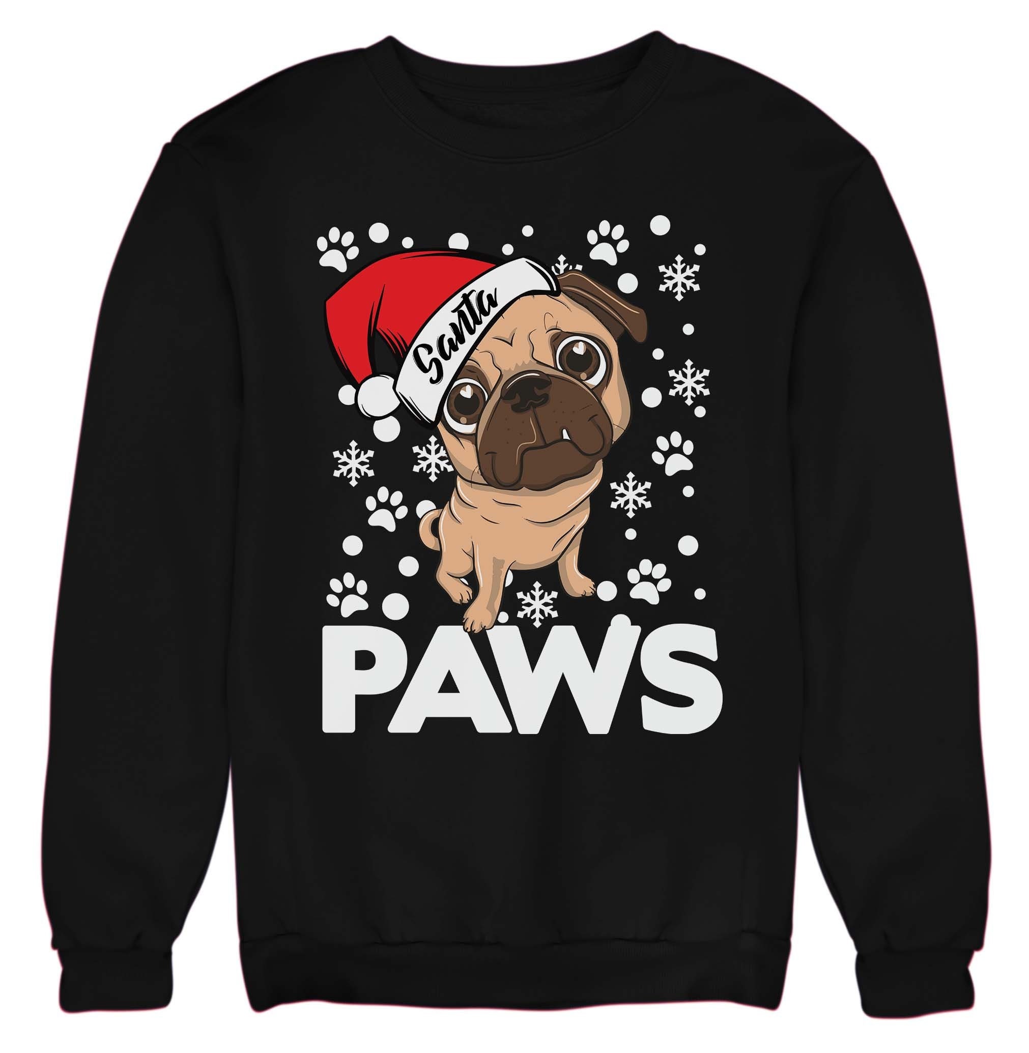 christmas pug jumpers