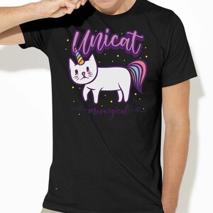 Uni-Cat Unicorn Cat Meowgical T Shirt - Cute Kitten Shirt Uni-Cat Unicorn Cat Meowgical T Shirt - Cute Kitten Shirt