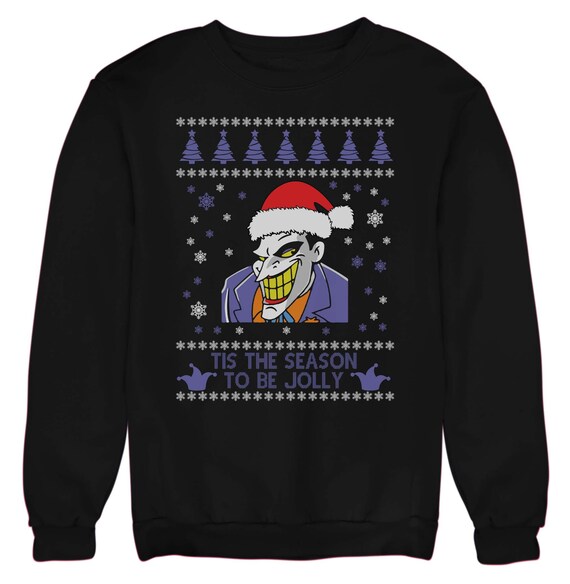 Jolly Joker Christmas Jumper Sweater Adults \u0026 Kids Sizes, Funny Christmas  Sweatshirts, Xmas Jumpers, Ugly Jumpers - Etsy