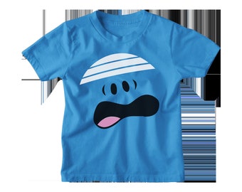 Bump Man Face Inspired Shirt World Book Day T-Shirt Adults Kids & Shirt 100% Cotton Costume