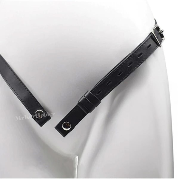 Chastitycage Leather Belt adjstable Strap on- Universal Fit (Chastity device not included)