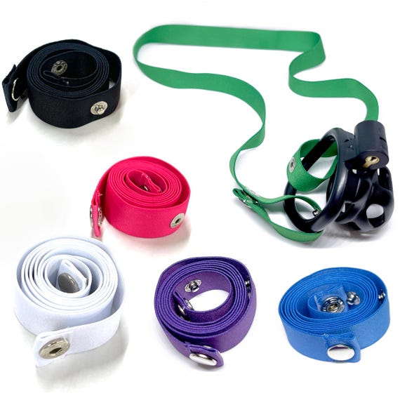 Chastitycage Male Chastity Cage Elastic Belt Adjustable Rope Strap - Universal Fit ( chastitycage Devices Are Not Included) - Etsy Sweden