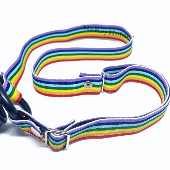 Cintura in tela con anello a D per uomini, uomini e donne, cintura in tela arcobaleno, design con anello a D, cintura in tessuto con doppia fibbia per pantaloni, gonne, camicie, unisex, cintura in