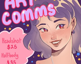 Digital Art Commission (human, furry, pony, portraits, etc)