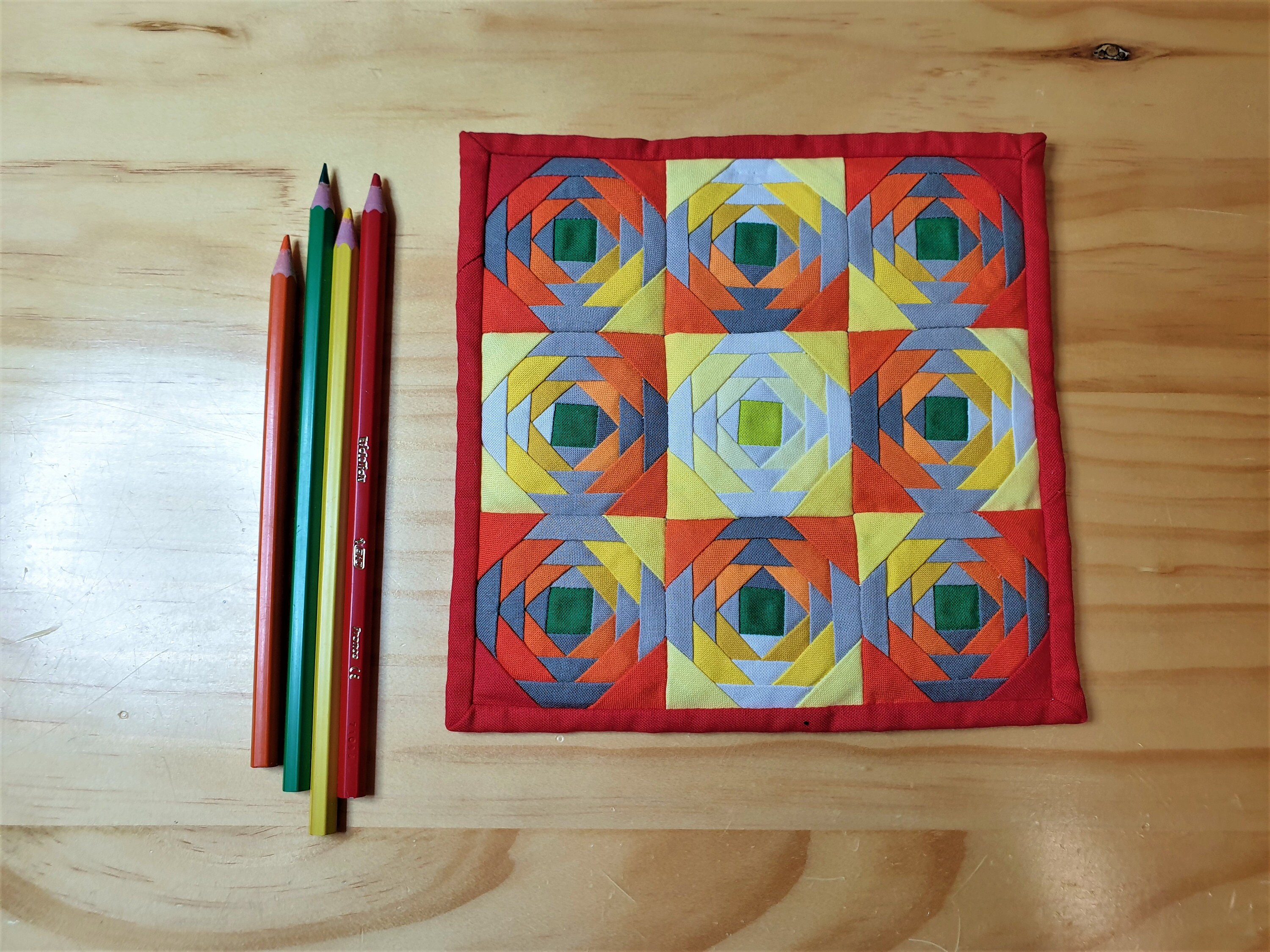 Printable Mini Pineapple Quilt Block: 2” Paper Pieced Pattern , Modern ...