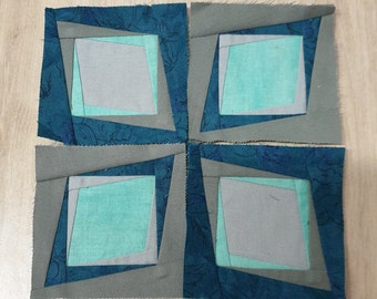 Blok pikowania doubleArrows do druku: oryginalny wzór układania papieru podkładowego, nowoczesny FPP