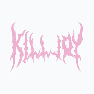 Metal Style Grunge Y2K ༺Custom Typography Logo༻