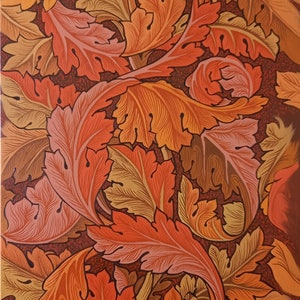 Quadro olio Art Noveau William Morris Carta da Parati Libera interpretazione Pronto da appendere Senza cornice Arte contemporanea Arredo