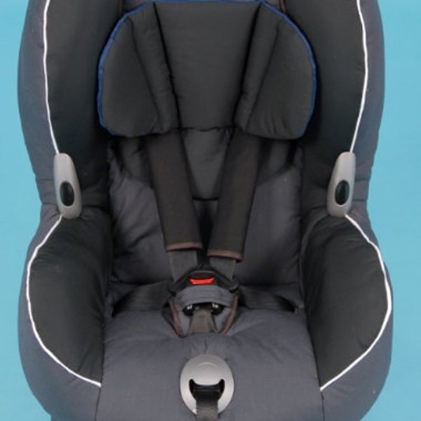 Zwart & Grijze hoes voor kinderautostoel maxi cosi (Priori, Priori XP, SPS/TOBI...), Romer, bébcomfort