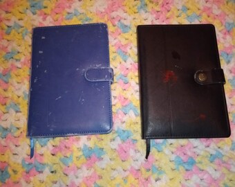 Two Handwritten Diaries Original Manuscript Same Author 2010 and 2013