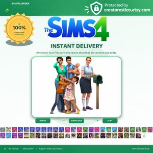 Los Sims 4 Ultimate Collection +81 DLC / Expansiones completas, packs de contenido, packs de juego y kits / PC Windows