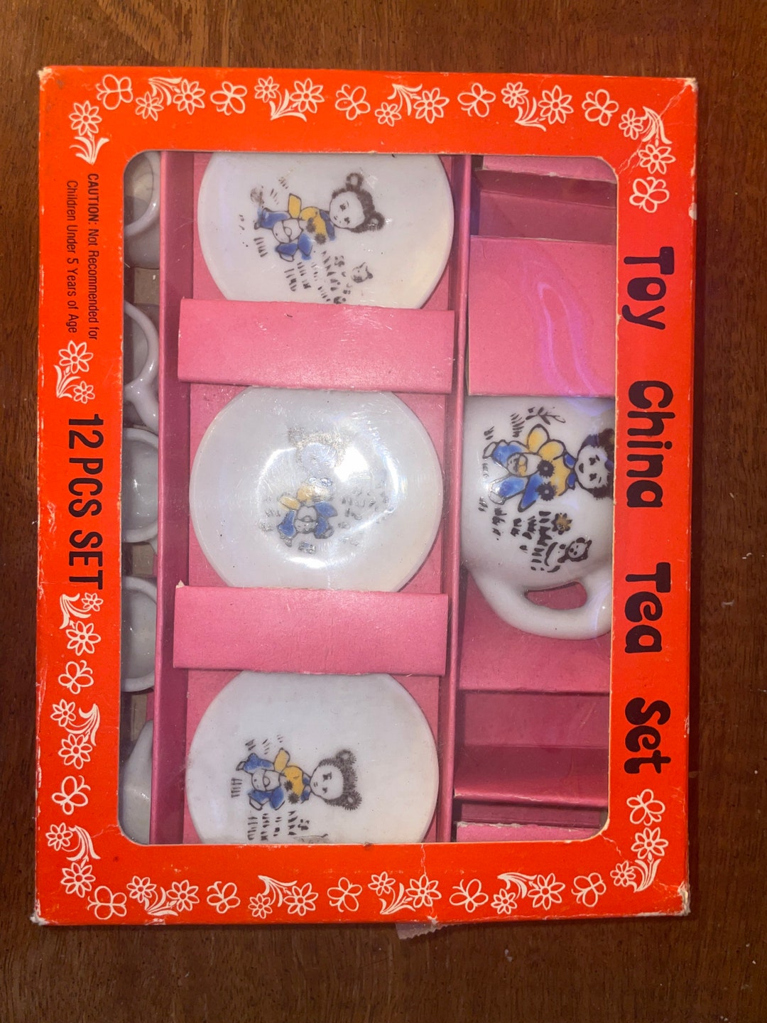 Vintage Toy China Tea Set Etsy