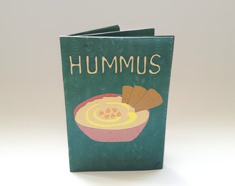 Hummus Recipe Zine, Vegan Recipe, Recipe Book, Digital Zine File