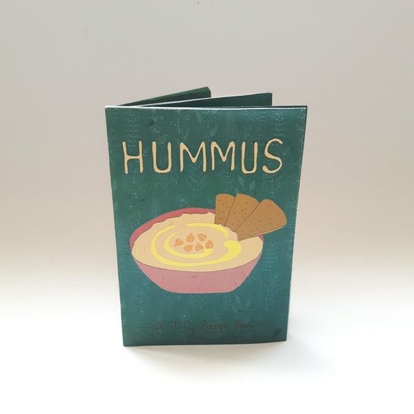 Hummus Recipe Zine, Vegan Recipe, Recipe Book, Digital Zine File