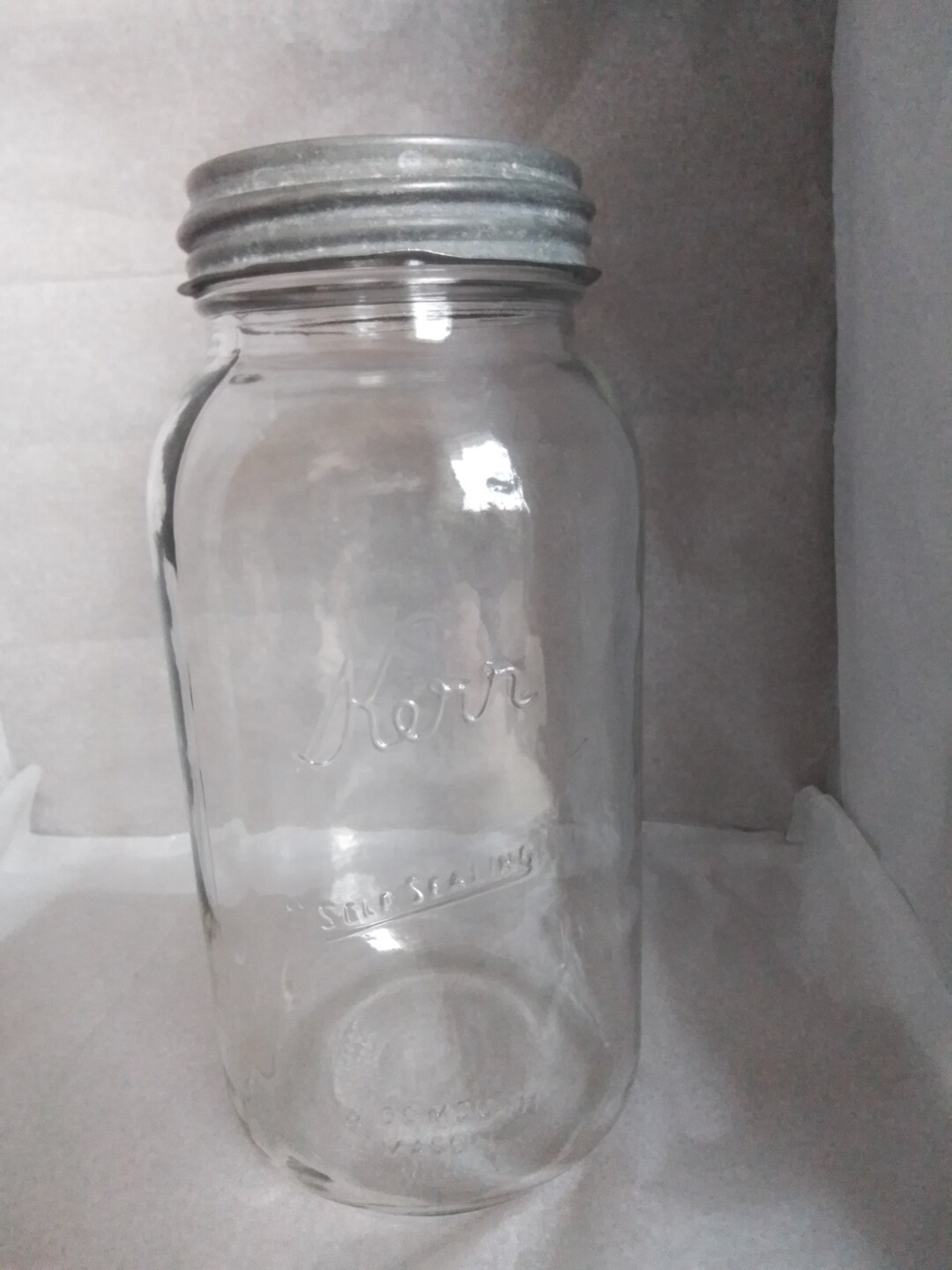 Vintage Kerr Half Gallon Canning Jar Etsy