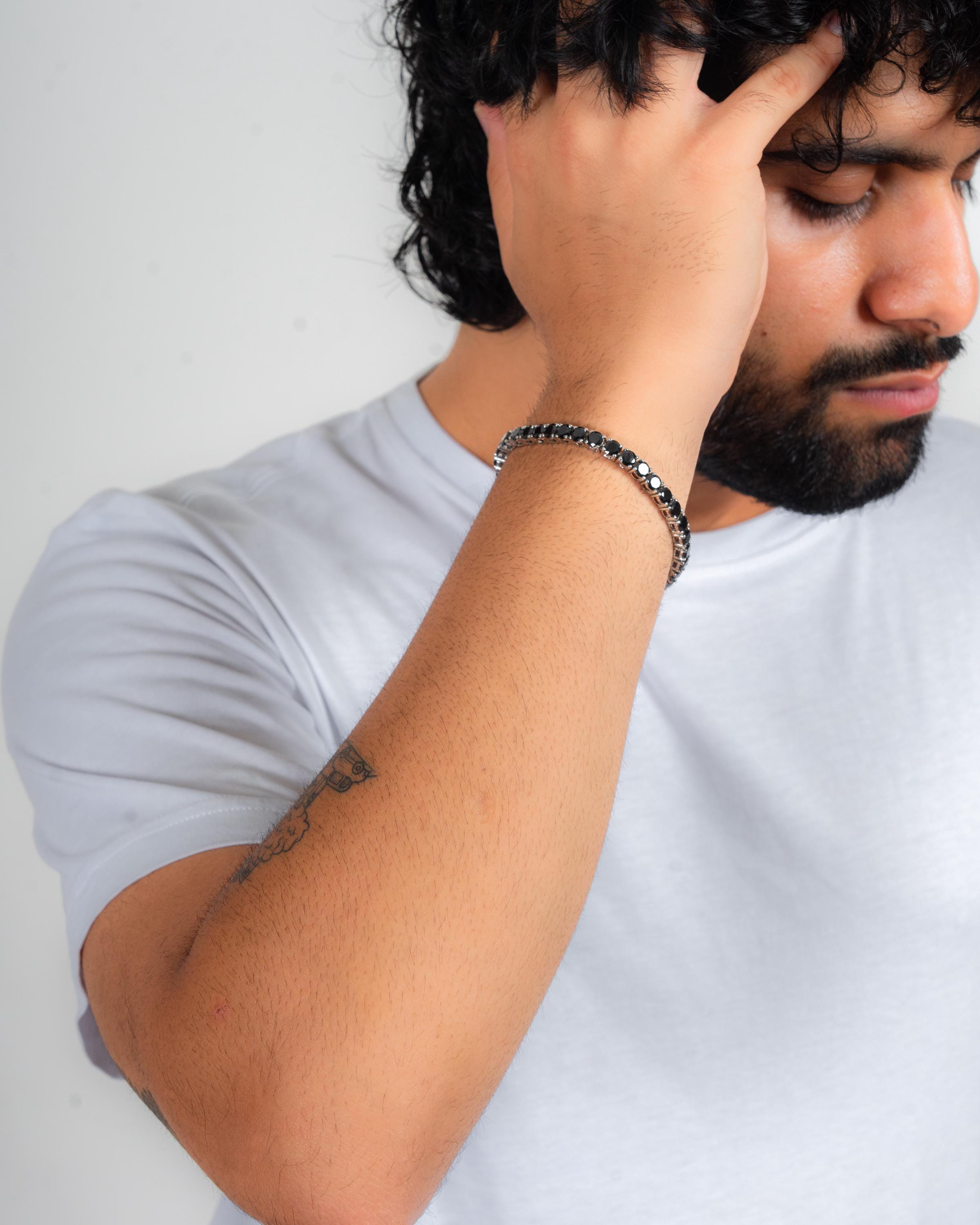 Tennis Armband & Kette | 925 Silber | Moissanit | 10mm