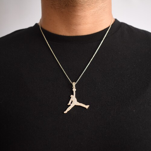 Basketball Pendant Necklace Statement Chain Iced Out - Etsy