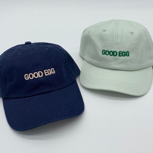 Good Egg Cap Embroidered and Customisable image 5