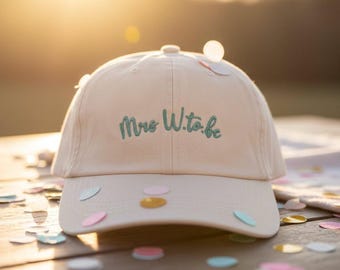 Personalized Bride-to-be Cap: Custom Embroidered Bridal Party Gift
