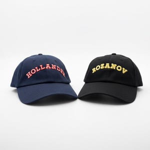 Heated Rivalry Baseball Cap - Team Hollander and Team Rozanov