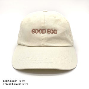 Good Egg Cap Embroidered and Customisable image 2